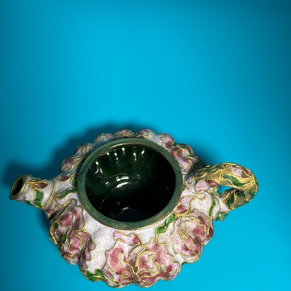 Miniature Cloisonne’ Teapot - Picture 2 of 6
